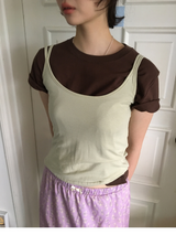 Twin Basic Sleeveless (4color)