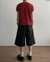 Ease Herringbone Bermuda Denim Pants