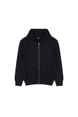 Cashmere Blend Zip Hoodie