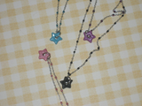gleaming tiny star necklace [blue]