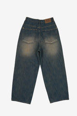 Life deep wide denim pants