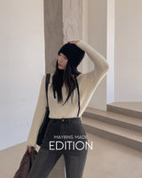 【MADE】Vネックニット
