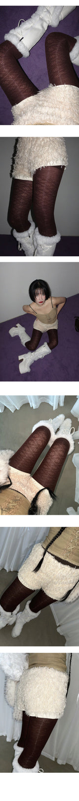 MAPLE ARGYLE COTTON STOCKING (3COLORS!)