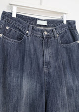 (UNISEX)ストーンフィットカーペンターデニム