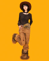 caramel cargo pants