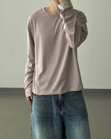 シルキーベーシックレイヤードロングスリーブTシャツ