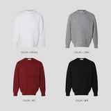 [Unisex] アンゴラケーブルニット(4color)