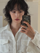 Milo Tweed Western Deck Shirt