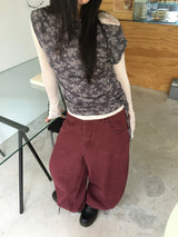 Rosie Shirring Short Sleeve (2color)