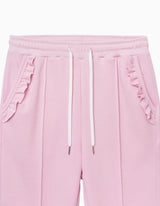 FRILL BOOTCUT BANDING PANTS (PINK)