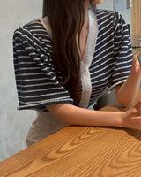 Pura Stripe Knit Cardigan