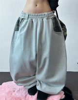 クーピチェックポケットバルーンワイドパンツ 💚 2カラーズ