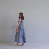 Sleeveless tiered one piece