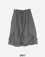 Nylon Cargo Bermuda Pants
