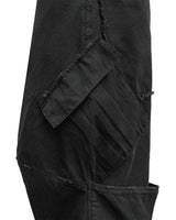 VTG BACK BOOTS CARGO SHORTS_BLACK