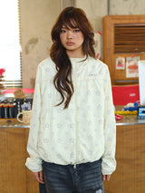 SHIRRING WINDBREAKER YELLOW