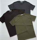 ダンブルストライプマッスルフィットショートスリーブTシャツ