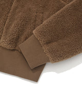 Women’s Sherpa Zip-Up Jacket Brown