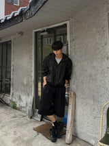 Even Three-Tuck Bermuda Pants