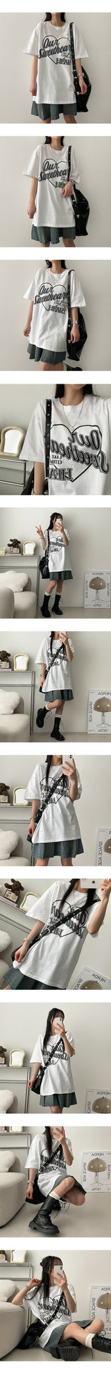 [Brand quality] Evil wide denim tennis skirt
