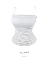Airy Cooling Shirring Camisole (2color)