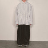 offset stripe shirt_white