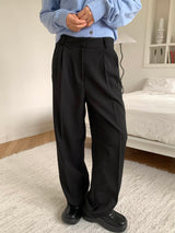 All day semi wide slacks(3color)