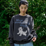 WIGGLE SWEATSHIRTS (CHARCOAL)