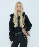 2WAY HOODED MUFFLER KNIT