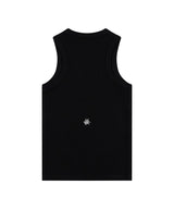 (DUC) Eyelet Stud Tank Top Black