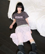 M3OW SLIM T SHIRT - CHARCOAL