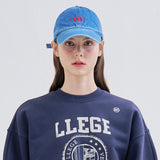 EMBLEM DENIM BALL CAP