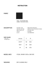 FAIRY MIDI SKIRT black