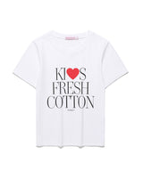 Ivy Kiss Logo Tee White (KIB6MFT512A)