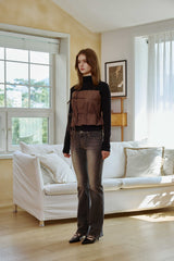 IRIS TOP / BROWN