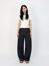 MOOD INDIGO PIN STRIPE CURVED DENIM code 26200