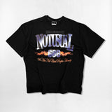 ファイアブルーオーバーフィットTシャツ - 4COLOR