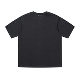 Wording Graphic Tshirts Charcoal