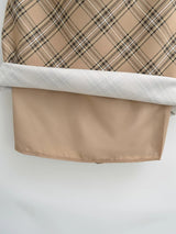 Country Check Mid Skirt