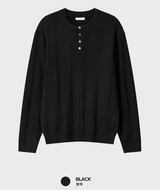 Look Estee Daily Ribbed Modal Henry Neck Knit