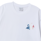 25SS FRENCH SCRIPT LOGO SHORT SLEEVE T-SHIRT WHITE