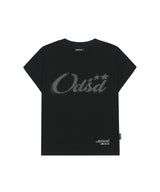 OdsdアスキーキャップスリーブTシャツ - ブラック