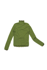 Frill Basic Turtleneck [Olive]