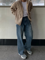 Fleece Lined High Neck Windbreaker