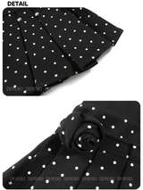 dot brooch pleats mini skirt