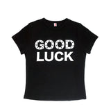 GOOD LUCK TEE BLACK