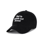 TMV レタリングボールキャップ / Twill Black