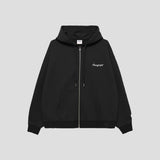 CIRCLE MAP ZIP HOODIE