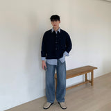 One Knitted Round Cardigan