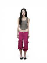 MIDI MOUNTAIN PANTS (RASPBERRY)